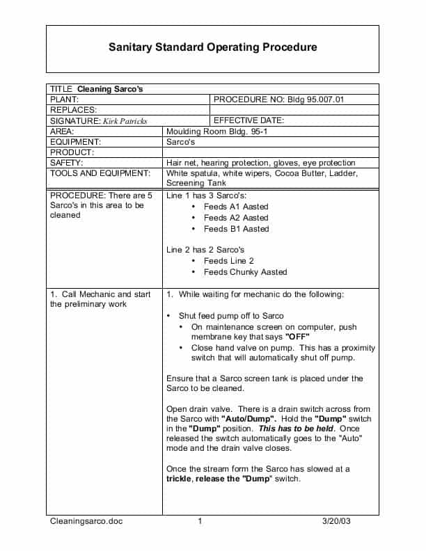 9-standard-operating-procedure-sop-templates-word-excel-pdf-formats