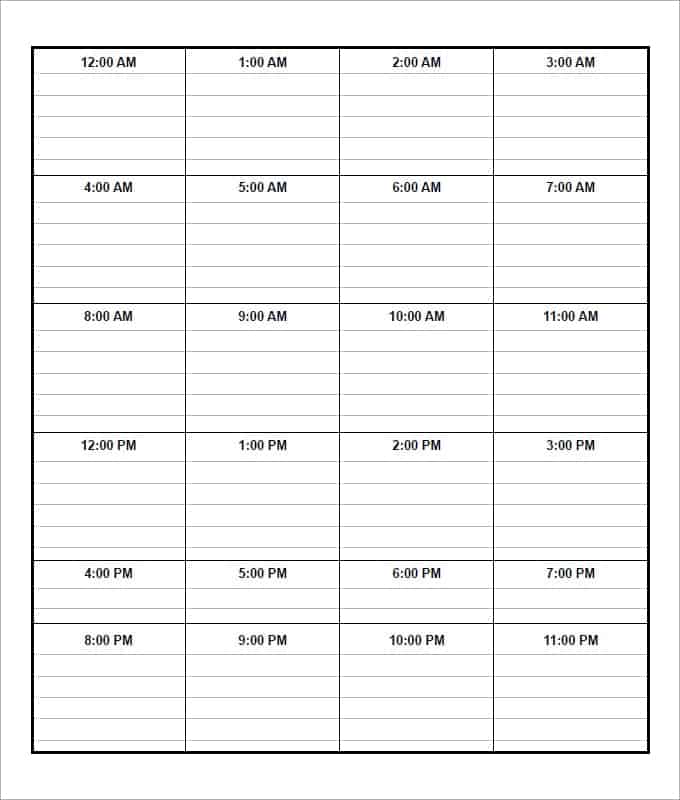 daily schedule iamge 6