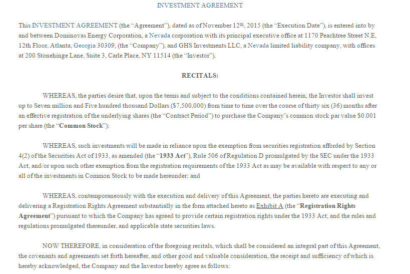 investment contract template 3