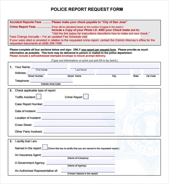 police report image 1