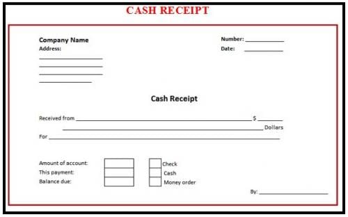 cash receipt template 6