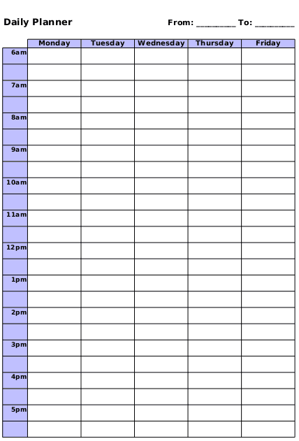 daily planner template 8