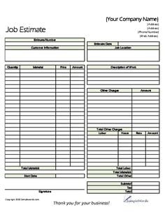 How do you create a construction estimate sheet?