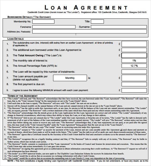 loan agreement template 18