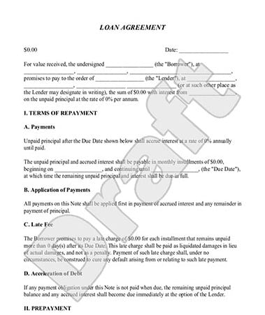 loan agreement template 2