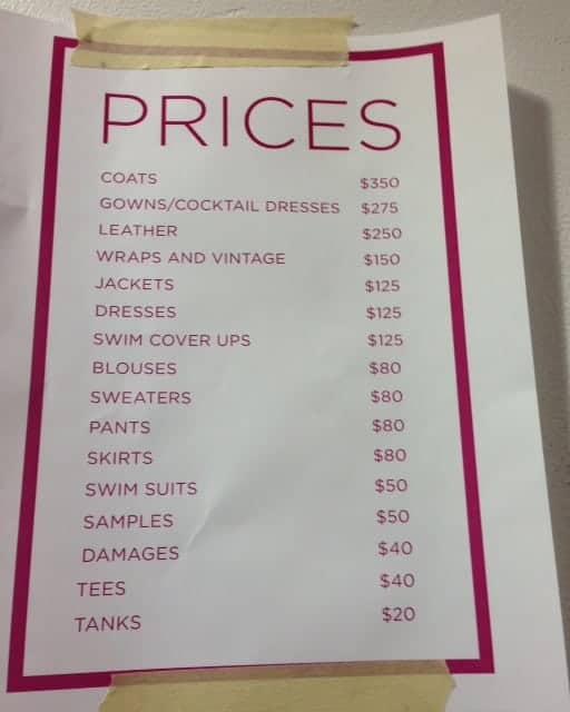 price list template 8