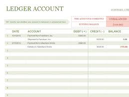general ledger template 98746