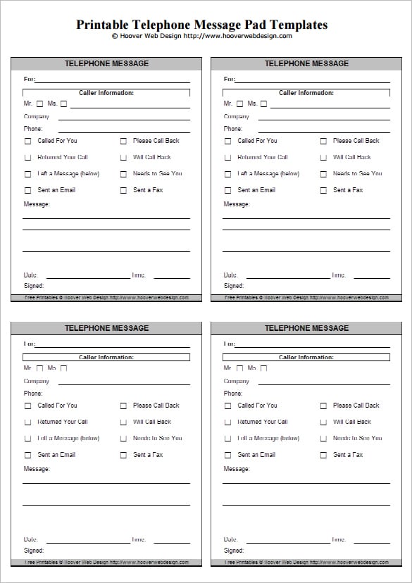 10-telephone-message-templates-word-excel-pdf-formats