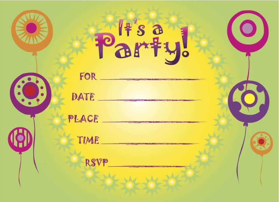 birthday party invitation 10