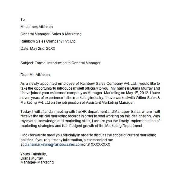 business introduction email 6
