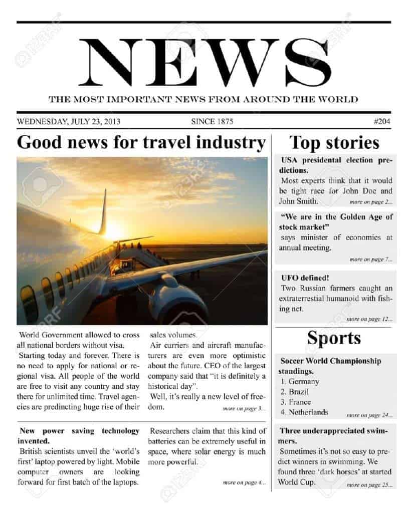 Newspaper Template Free Word from www.getwordtemplates.com