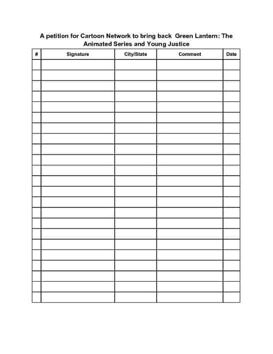 6-petition-templates-word-excel-pdf-formats