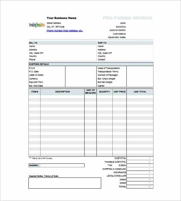 proforma invoice image 8