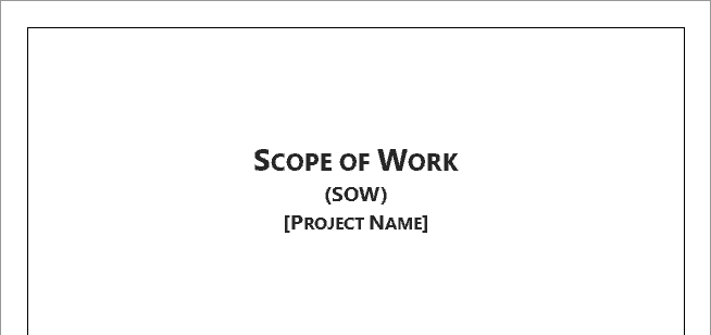 7+ Construction scope of work templates - Word Excel PDF Formats