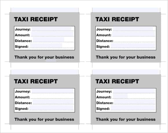 taxi receipt image 1