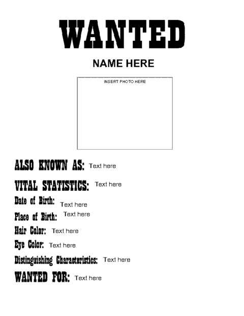 wanted poster image 2