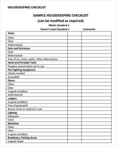 13+ Checklist Templates - Word Excel PDF Formats