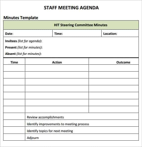 meeting agenda template 10