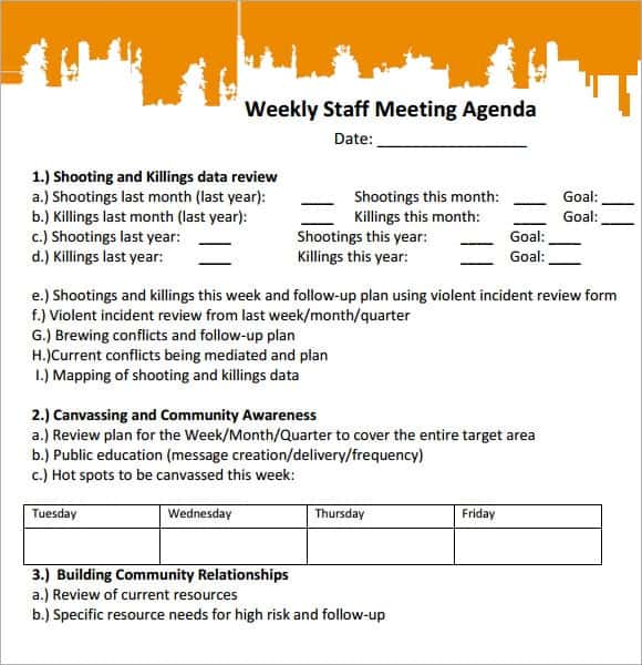 meeting agenda template 18