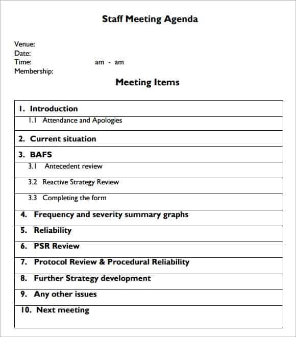 meeting agenda template 20