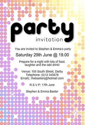 9+ Party Invitation Templates