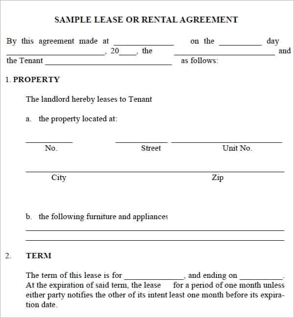 rental agreement template 16