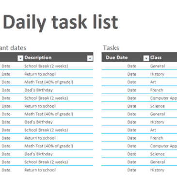 12+ Task List Templates