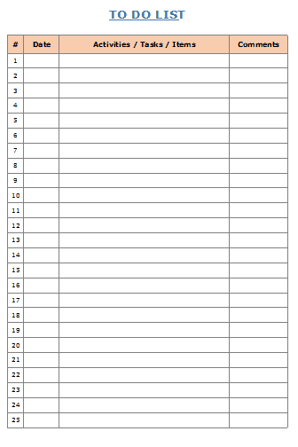 to do list template 2