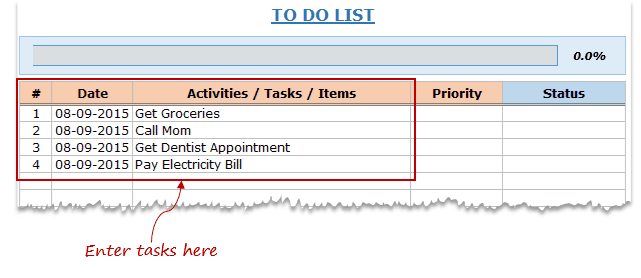 to do list template 7