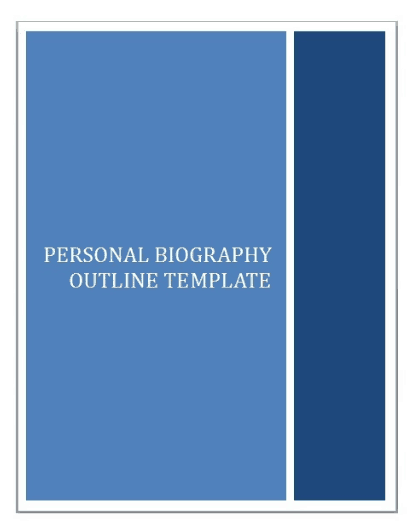 biography template microsoft word